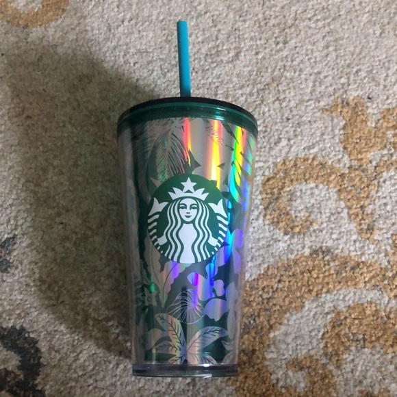 Starbucks tropical tumbler. 16oz - Picture 3 of 3